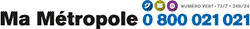 Ma Métropole : 0800021021