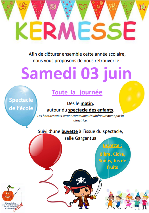 kermesse organisée par l'APECHE